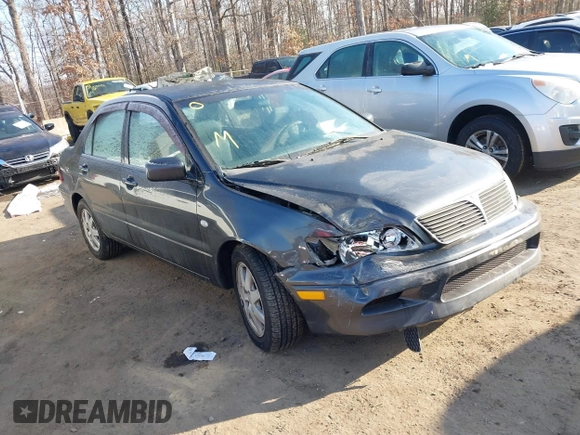 2002 Mitsubishi Lancer LS with VIN JA3AJ36E42U080614, listed as a IAAI auction lot 41397554 with 187,981 mi miles. Bid and sale history available at carsss.com. Image 1.