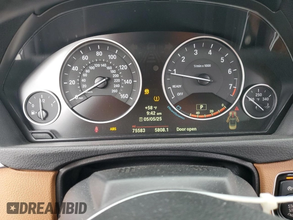 2014 BMW 4 Series 435i z VIN WBA3T3C52EP737743, wystawiony jako Copart lot #55526655 z przebiegiem 75 583 mil mil oraz Szkoda całkowita • Salvage title. Historia ofert i sprzedaży dostępna na DreamBid. Obrazek 9.