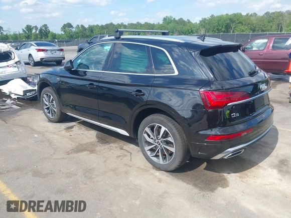 2024 Audi Q5 S line Premium Plus with VIN WA1EAAFY5R2030063, listed as a IAAI auction lot 42158057 with 35,897 mi miles. Bid and sale history available at carsss.com. Image 3.