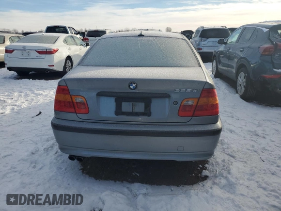2005 BMW 3 Series 325xi with VIN WBAEU33465PR14565, listed as a Copart auction lot 85736824 with 191,063 mi miles and Clean Title. Bid and sale history available at carsss.com. Image 6.