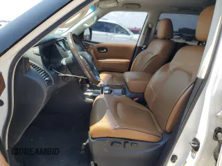 2017 Infiniti QX80 with VIN JN8AZ2ND0H9830667, listed as a Copart auction lot 58690014 with 124,251 mi miles and Clean Title. Bid and sale history available at carsss.com. Image 7.