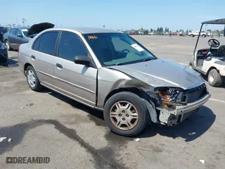 2001 Honda Civic LX with VIN 1HGES16591L002954, listed as a IAAI auction lot 42057695 with 238,849 mi miles. Bid and sale history available at carsss.com. Image 1.