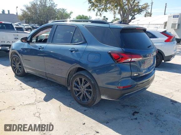 2024 Chevrolet Equinox RS with VIN 3GNAXMEG9RL181331, listed as a IAAI auction lot 41711779 with 15,405 mi miles and . Bid and sale history available at DreamBid. Image 3.