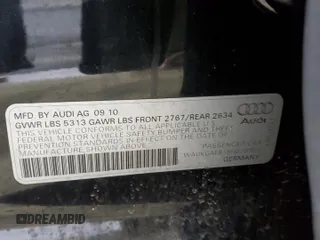 2011 Audi A6 Prestige with VIN WAUKGAFB1BN029903, listed as a Copart auction lot 53702015 with 111,705 mi miles and Salvage title. Bid and sale history available at DreamBid. Image 12.