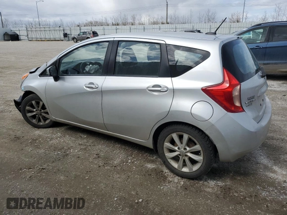 2015 Nissan Note SV with VIN 3N1CE2CP6FL360018, listed as a Copart auction lot 54950115 with 159,307 mi miles and Salvage title. Bid and sale history available at DreamBid. Image 2.