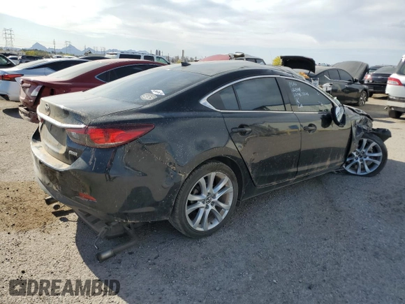 2015 Mazda 6 i Touring with VIN JM1GJ1V51F1224211, listed as a Copart auction lot 52652545 with 176,399 mi miles and Salvage Title. Bid and sale history available at carsss.com. Image 3.
