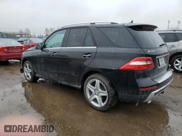 2014 Mercedes-Benz M 350 with VIN 4JGDA2EB7EA363543, listed as a Copart auction lot 53585855 with 168,940 mi miles and Salvage Title. Bid and sale history available at DreamBid. Image 2.