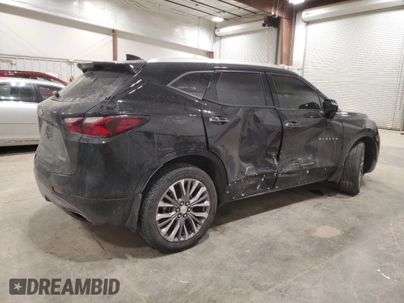 2020 Chevrolet Blazer Premier with VIN 3GNKBLRS6LS622082, listed as a Copart auction lot 88433345 with 103,064 mi miles and Salvage title. Bid and sale history available at DreamBid. Image 3.