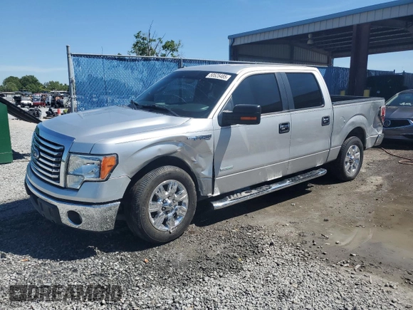 2012 Ford F-150 XL with VIN 1FTFW1CTXCFA17412, listed as a Copart auction lot 50525485 with 159,316 mi miles and Salvage Title. Bid and sale history available at carsss.com. Image 1.