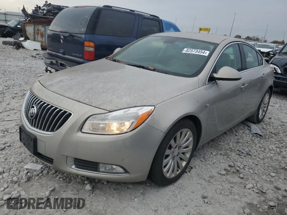 2011 Buick Regal CXL Turbo TO1 with VIN W04GV5EV6B1111998, listed as a Copart auction lot 82573454 with 172,952 mi miles and Clean Title. Bid and sale history available at carsss.com. Image 1.