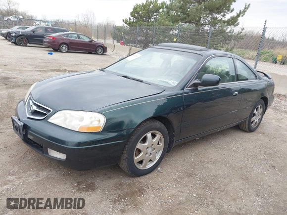 2001 Acura CL with VIN 19UYA42411A012162, listed as a IAAI auction lot 42120206 with 221,119 mi miles. Bid and sale history available at carsss.com. Image 2.