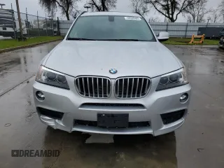2013 BMW X3 xDrive35i with VIN 5UXWX7C54DL977845, listed as a Copart auction lot 48598485 with 24,753 mi miles and Salvage Title. Bid and sale history available at DreamBid. Image 5.