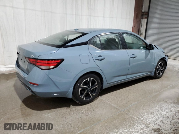 2024 Nissan Sentra SV with VIN 3N1AB8CV4RY208473, listed as a Copart auction lot 61141385 with 27,700 mi miles and Salvage title. Bid and sale history available at DreamBid. Image 3.