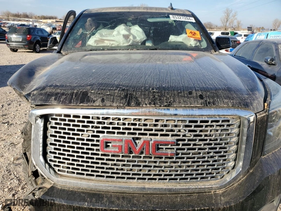 2016 GMC Yukon XL Denali with VIN 1GKS1HKJXGR443700, listed as a Copart auction lot 85327284 with 115,015 mi miles and Salvage Title. Bid and sale history available at carsss.com. Image 12.