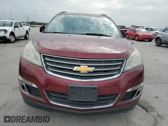 2015 Chevrolet Traverse LT with VIN 1GNKRGKDXFJ237029, listed as a Copart auction lot 62574245 with 148,409 mi miles and Salvage title. Bid and sale history available at DreamBid. Image 5.