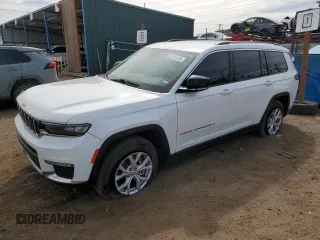 2022 Jeep Grand Cherokee Limited z VIN 1C4RJKBG3N8529381, wystawiony jako Copart lot #51131475 z przebiegiem 37 859 mil mil oraz Szkoda całkowita • Salvage title. Historia ofert i sprzedaży dostępna na DreamBid. Obrazek 1.
