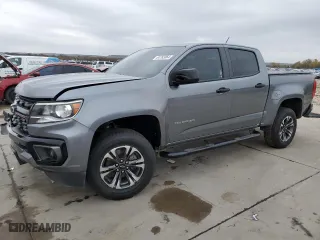 2021 Chevrolet Colorado 2WD Z71 with VIN 1GCGSDEN1M1109345, listed as a Copart auction lot 84763064 with 97,281 mi miles and Salvage Title. Bid and sale history available at carsss.com. Image 1.
