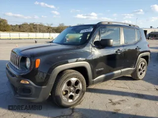 2017 Jeep Renegade Sport z VIN ZACCJAAB2HPF38883, wystawiony jako Copart lot #77474204 z przebiegiem 120 687 mil mil oraz Szkoda całkowita • Salvage title. Historia ofert i sprzedaży dostępna na DreamBid. Obrazek 1.