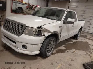 2008 Ford F-150 STX with VIN 1FTRX12W98KD36594, listed as a IAAI auction lot 41607690 with 173,541 mi miles and . Bid and sale history available at carsss.com. Image 2.