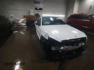 2017 Mercedes-Benz C 43 AMG with VIN WDDWJ6EB4HF451855, listed as a Copart auction lot 41339505 with 61,024 mi miles and Salvage Title. Bid and sale history available at carsss.com. Image 13.