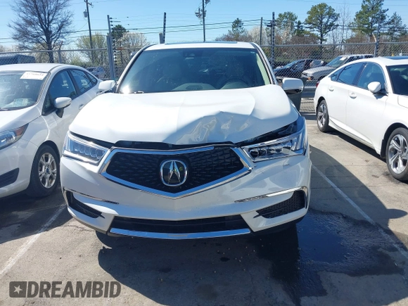 2019 Acura MDX w/Technology Pkg with VIN 5J8YD3H58KL009251, listed as a IAAI auction lot 41770589 with 19,693 mi miles. Bid and sale history available at carsss.com. Image 12.