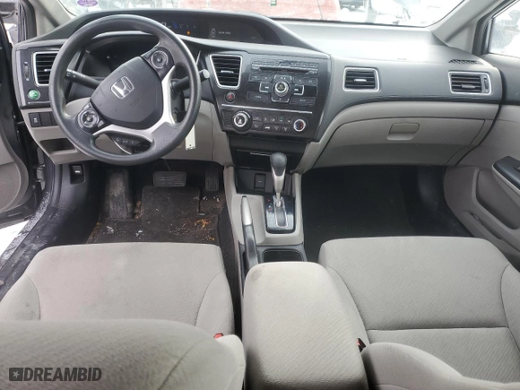 2013 Honda Civic Sdn LX with VIN 19XFB2F5XDE007098, listed as a Copart auction lot 45141365 with 154,810 mi miles and Salvage Title. Bid and sale history available at carsss.com. Image 8.