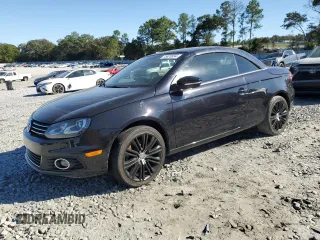 2013 Volkswagen Eos Komfort with VIN WVWBW8AH3DV000058, listed as a Copart auction lot 75425554 with 100,418 mi miles and Salvage Title. Bid and sale history available at DreamBid. Image 1.