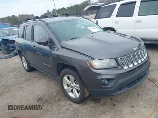 2016 Jeep Compass Latitude with VIN 1C4NJDEB4GD687300, listed as a IAAI auction lot 41800186 with 169,374 mi miles. Bid and sale history available at carsss.com. Image 1.
