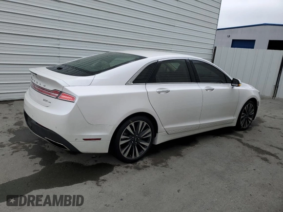 2019 Lincoln MKZ Reserve II with VIN 3LN6L5F95KR614934, listed as a Copart auction lot 59098855 with 104,702 mi miles and Clean title. Bid and sale history available at DreamBid. Image 3.