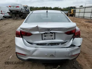 2018 Hyundai Accent SEL with VIN 3KPC24A39JE010378, listed as a Copart auction lot 70599563 with 57,053 mi miles. Bid and sale history available at carsss.com. Image 6.