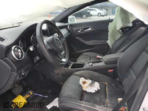 2018 Mercedes-Benz CLA with VIN WDDSJ4EB6JN672128, listed as a Copart auction lot 68533122 with 0 mi miles. Bid and sale history available at carsss.com. Image 7.