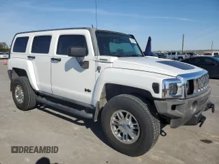 2007 Hummer H3 SUV with VIN 5GTDN13E378177422, listed as a Copart auction lot 79752314 with 163,749 mi miles and Salvage Title. Bid and sale history available at carsss.com. Image 4.