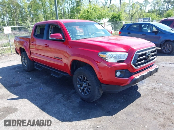 2022 Toyota Tacoma SR with VIN 3TMCZ5AN7NM470900, listed as a IAAI auction lot 42060911 with 38,869 mi miles and . Bid and sale history available at DreamBid. Image 1.