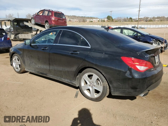 2016 Mercedes-Benz CLA with VIN WDDSJ4GB6GN392571, listed as a Copart auction lot 49383745 with 95,035 mi miles and Salvage Title. Bid and sale history available at carsss.com. Image 2.