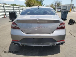 2025 Genesis G70 2.5T with VIN KMTG34SCXSU144382, listed as a Copart auction lot 53291695 with 3,465 mi miles and Non repairable. Bid and sale history available at DreamBid. Image 6.