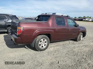 2008 Honda Ridgeline RTL with VIN 2HJYK16598H524756, listed as a Copart auction lot 52727235 with Not provided miles and Salvage title. Bid and sale history available at DreamBid. Image 3.
