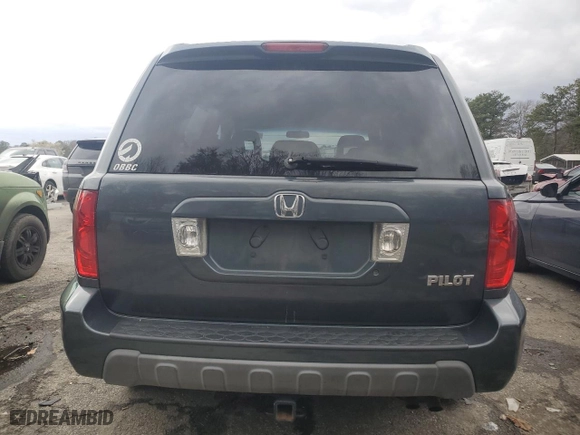 2005 Honda Pilot EX-L with NAVI with VIN 2HKYF18725H520896, listed as a Copart auction lot 47892185 with 210,658 mi miles and Clean Title. Bid and sale history available at carsss.com. Image 6.