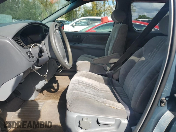 2002 Toyota Sienna LE with VIN 4T3ZF13CX2U463618, listed as a Copart auction lot 73660534 with 279,315 mi miles and Salvage Title. Bid and sale history available at carsss.com. Image 7.