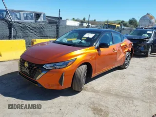2025 Nissan Sentra SR with VIN 3N1AB8DV0SY261305, listed as a IAAI auction lot 41867301 with 2,852 mi miles and . Bid and sale history available at DreamBid. Image 18.