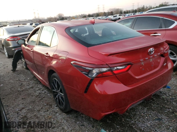 2021 Toyota Camry SE Nightshade with VIN 4T1G11AK9MU467168, listed as a Copart auction lot 79704324 with 0 mi miles and Salvage Title. Bid and sale history available at carsss.com. Image 2.