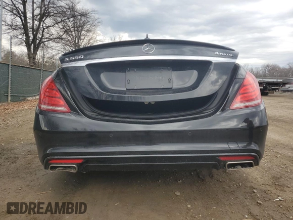 2017 Mercedes-Benz S 550 with VIN WDDUG8FB8HA314995, listed as a Copart auction lot 47181875 with 66,830 mi miles and Salvage Title. Bid and sale history available at carsss.com. Image 6.