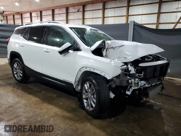 2024 GMC Terrain SLT z VIN 3GKALVEG3RL311828, wystawiony jako Copart lot #59572615 z przebiegiem 26 724 mil mil oraz Czysty tytuł • Clean title. Historia ofert i sprzedaży dostępna na DreamBid. Obrazek 4.