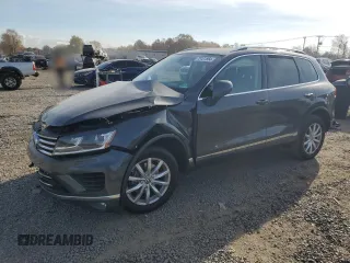 2015 Volkswagen Touareg Sport with VIN WVGEF9BP2FD002767, listed as a Copart auction lot 78127854 with Not provided miles and Salvage title. Bid and sale history available at DreamBid. Image 1.
