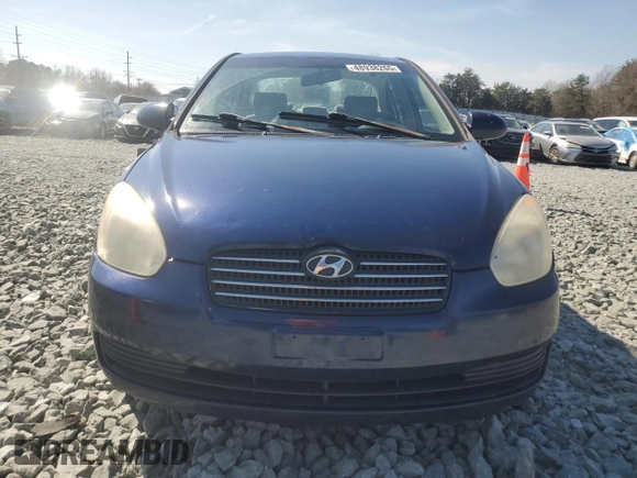 2006 Hyundai Accent GLS with VIN KMHCN46C56U042703, listed as a Copart auction lot 48938265 with 167,661 mi miles and Salvage Title. Bid and sale history available at carsss.com. Image 5.
