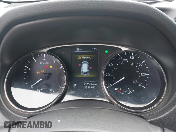 2016 Nissan Rogue SL with VIN 5N1AT2MT4GC784277, listed as a IAAI auction lot 42174881 with 117,566 mi miles. Bid and sale history available at carsss.com. Image 7.