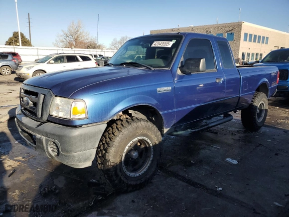 2008 Ford Ranger XL with VIN 1FTZR15E58PA64013, listed as a Copart auction lot 42549995 with 52,468 mi miles and Salvage Title. Bid and sale history available at carsss.com. Image 1.