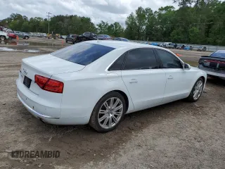 2014 Audi A8 3.0T z VIN WAURGAFD6EN004841, wystawiony jako Copart lot #51474005 z przebiegiem 214 588 mil mil oraz Szkoda całkowita • Salvage title. Historia ofert i sprzedaży dostępna na DreamBid. Obrazek 3.