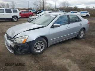 2003 Honda Accord LX z VIN 1HGCM56433A800557, wystawiony jako Copart lot #71263664 z przebiegiem Nie podano mil oraz Szkoda całkowita • Salvage title. Historia ofert i sprzedaży dostępna na DreamBid. Obrazek 1.