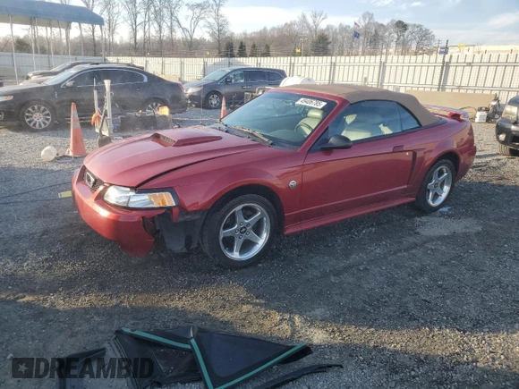 2004 Ford Mustang GT Deluxe z VIN 1FAFP45X84F202273, wystawiony jako Copart lot #49406785 z przebiegiem 92 424 mil mil oraz Szkody całkowita. Historia ofert i sprzedaży dostępna na DreamBid. Obrazek 1.