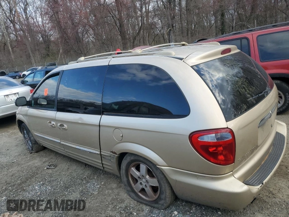 2001 Chrysler Town & Country Limited with VIN 2C8GP64L91R208692, listed as a Copart auction lot 49957205 with 0 mi miles and Salvage Title. Bid and sale history available at carsss.com. Image 2.
